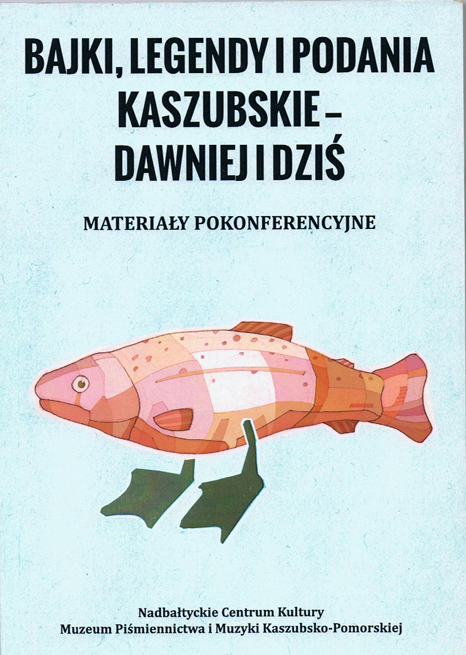 Okładka książki na środku różowa ryba